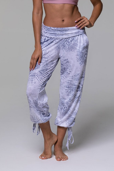 Image Title Onzie Gypsy Pant - Gray Shibori